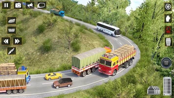 Indian Truck Offroad Cargo 3D android App screenshot 2