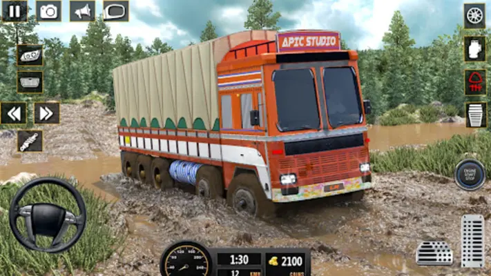 Indian Truck Offroad Cargo 3D android App screenshot 3